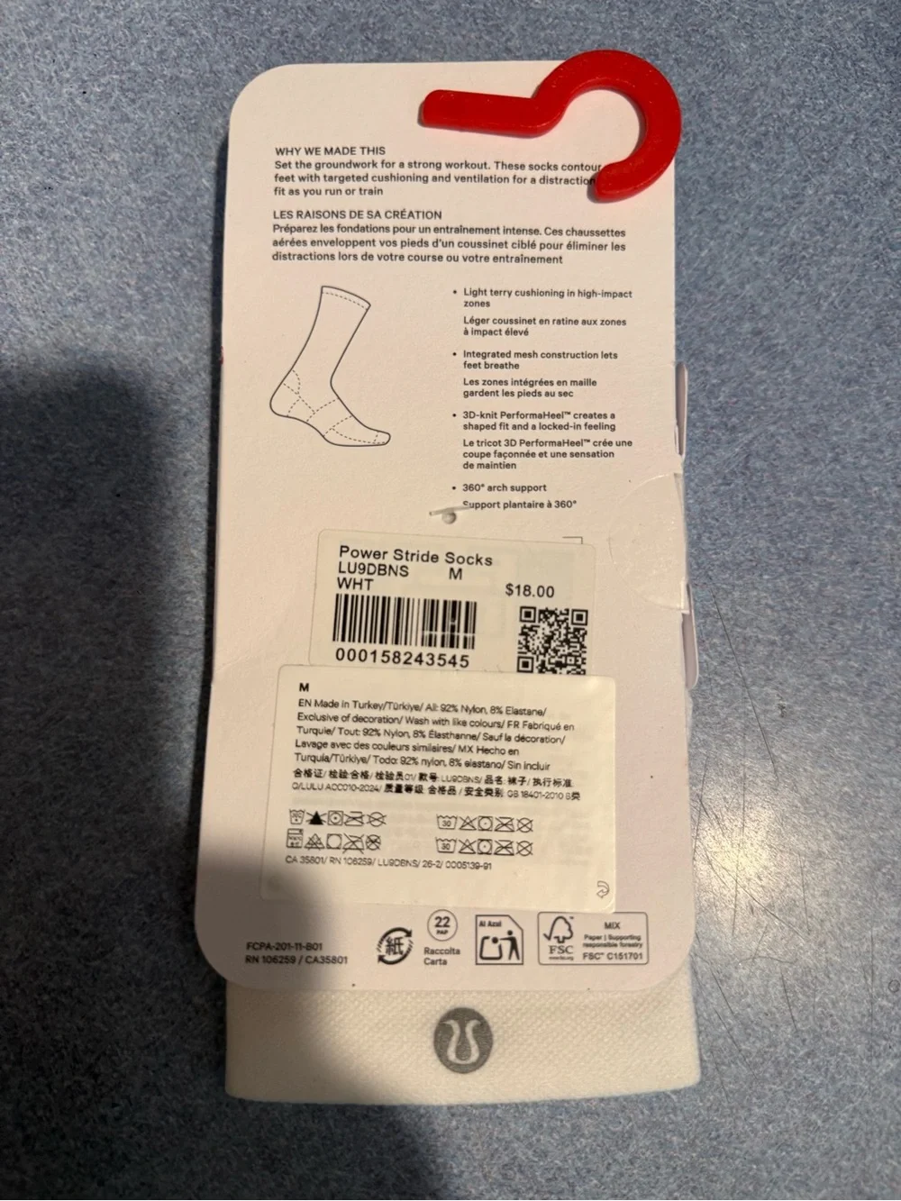 Lululemon Medium Power Stride Socks BUNDLE